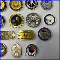 Amazing 23 Challenge Coins. USAF. Awarded By Commander And The Prestigious. USA