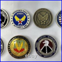 Amazing 23 Challenge Coins. USAF. Awarded By Commander And The Prestigious. USA