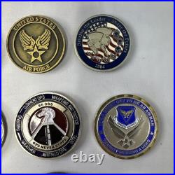 Amazing 23 Challenge Coins. USAF. Awarded By Commander And The Prestigious. USA