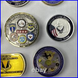 Amazing 23 Challenge Coins. USAF. Awarded By Commander And The Prestigious. USA