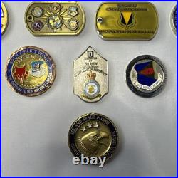 Amazing 23 Challenge Coins. USAF. Awarded By Commander And The Prestigious. USA