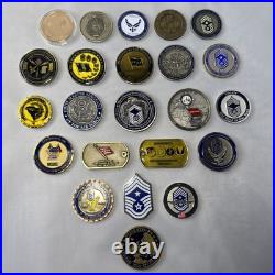 Amazing 23 Challenge Coins. USAF. Awarded By Commander And The Prestigious. USA