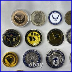 Amazing 23 Challenge Coins. USAF. Awarded By Commander And The Prestigious. USA