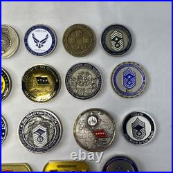 Amazing 23 Challenge Coins. USAF. Awarded By Commander And The Prestigious. USA