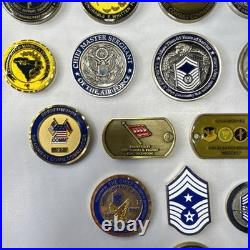 Amazing 23 Challenge Coins. USAF. Awarded By Commander And The Prestigious. USA