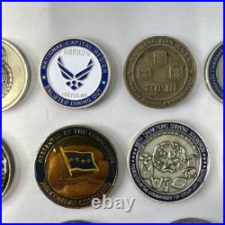 Amazing 23 Challenge Coins. USAF. Awarded By Commander And The Prestigious. USA