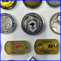 Amazing 23 Challenge Coins. USAF. Awarded By Commander And The Prestigious. USA