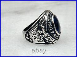 Antique Sterling Silver USAF United States? Air Force Ring WWII World War 2 Men's