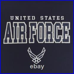 Armed Forces Gear United States Air Force Tackle Twill Embroidered Hood, Navy