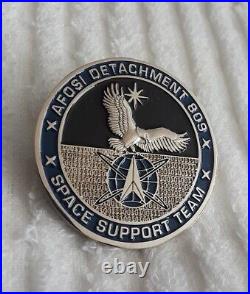 Authentic Air Force Afosi Special Investigations Space Team Rare Challenge Coin