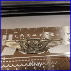 Authentic US Ghost Squadron Pin Commemorative Air Force Wings, Vintage 80s