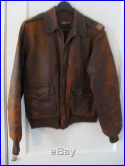 Authentic WW2 US Army Air Force leather jacket size 42