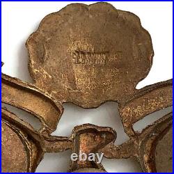 BRITISH MADE WW2 United States USAAF Army Air Force American Cap Badge J. R. GAUNT