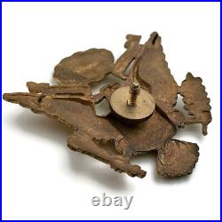 BRITISH MADE WW2 United States USAAF Army Air Force American Cap Badge J. R. GAUNT