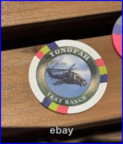 BUNDLE NELLIS AFB TONOPAH TEST RANGE CHALLENGE COIN + Millennium Limited Edition