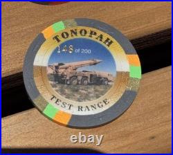 BUNDLE NELLIS AFB TONOPAH TEST RANGE CHALLENGE COIN + Millennium Limited Edition