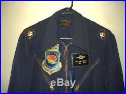 Beautiful 1950's USAF Blue Wool L-1A Flight Suit, Wing Commander WithInsignia