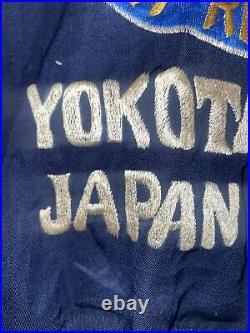 Blue USAF Jacket With 13th Bombardment Squadron Embroidery Yokota AB (G)