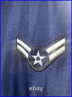 Blue USAF Jacket With 13th Bombardment Squadron Embroidery Yokota AB (G)