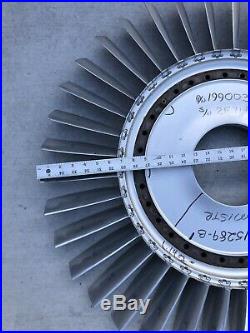 Boeing B-52 Jet Engine Disk J-57 Turbine Blade Desk Model U-2 Fan Art Table USAF