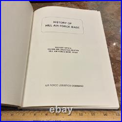 Book History of Hill Air Force Base Airplanes Military Utah WW2 Vintage Books