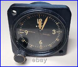 Bulova 21AE 8 Day WWII Aviators Clock