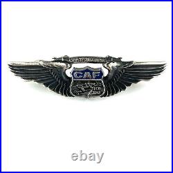CAF Ghost Squadron US Commemorative Air Force Medal Wings Pin 1939 1945 WW2