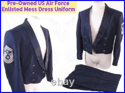 CMSgt USAF Air Force Enlisted Mess Dress Uniform Jacket & Slacks withRank & Chain CMSgt USAF Air Force Enlisted Mess Dress Uniform Jacket & Slacks withRank & Chain