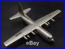 C-130 Hercules Airplane Model Metal Verkuyl USAF MATS Lockheed e17
