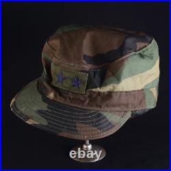 Camouflaged Woodland Cap General Two Stars of the USAF Air Force Original