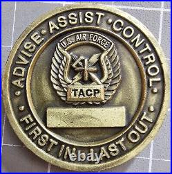 Challenge Coin USAF TACP Tactical Air Control Party Death on Call Air Force RARE
