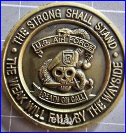 Challenge Coin USAF TACP Tactical Air Control Party Death on Call Air Force RARE