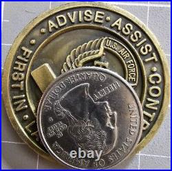 Challenge Coin USAF TACP Tactical Air Control Party Death on Call Air Force RARE