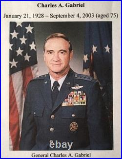 Charles A GABRIEL / Chief of Staff United States Air Force CHARLES Signed 1983
