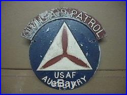 Civil Air Patrol USAF Propeller Plaque