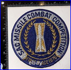 Cold War USAF US Air Force SAC Missile Combat Competition First Place 1976 Patch