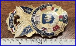 Commemorative US AIR FORCE Security Force BADGE Serial # 83 HALLMARKED COLLINSON