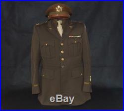 Complete 1943 Dated US 9th Air Force Officers Uniform 42 Chest