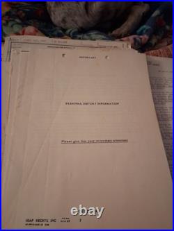Comprehensive 1960s US Air Force Mechanic Archive Veteran Claus, Terry W