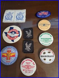 Confederate Air Force Ghost Squadron patches, stickers and pins