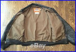 Cooper A-2 Bomber Jacket Size 42R Aviator Flight Leather US Air Force Military