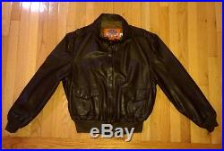 Cooper A-2 Brown Flight US Air Force Bomber Leather Goatskin Jacket Sz 48R XL