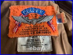 Cooper A-2 Flight Jacket Size 44L Pre-owned
