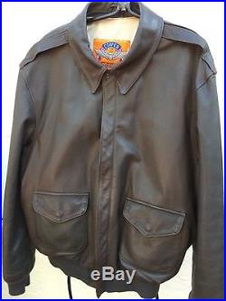 Cooper Type A2 Air Force Flight Leather Jacket 50th Anniversary 1945-1995 Sz 46l
