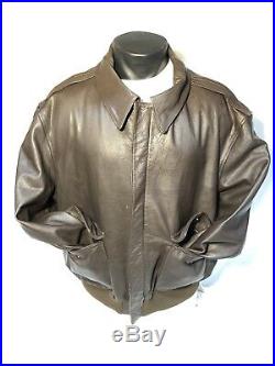 Cooper Type A-2 Us Air Force Usaf Bomber Style Leather Jacket Goatskin Men's 52r