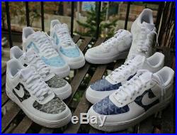 Customized Nike Air Force 1 available in all sizes and choose color