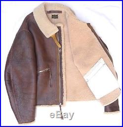Eastman leather USAF D-1 Jacket 46, Rare Redskin Jacket Size Large @46