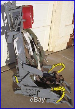 Ejection Seat from F-100D Super Sabre Stencel seat F-100 near complete