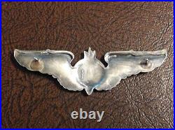 Estate US Air Force 3 Sterling Silver Bomber Wings cd