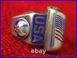 Extremely Rare WWII USAF (United States Air Force) Silver Vintage Military